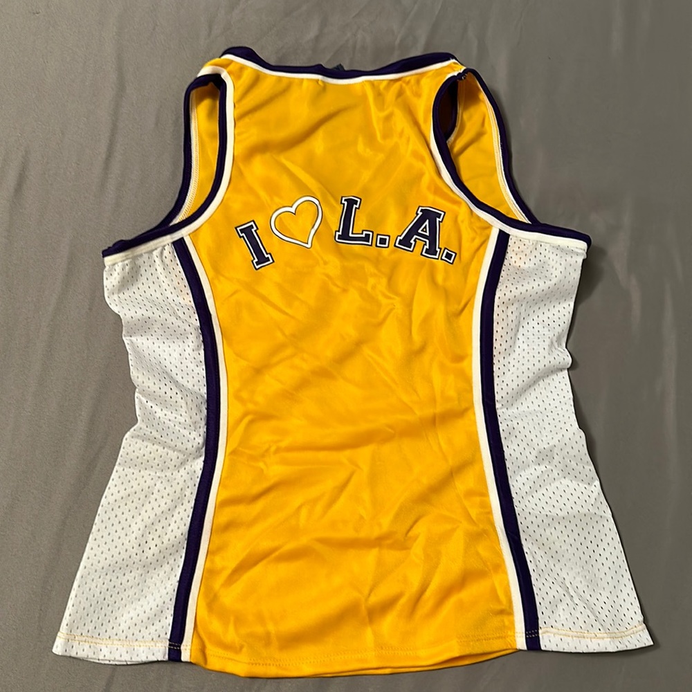 Women’s L.A. Lakers 2-piece costume set. Worn once